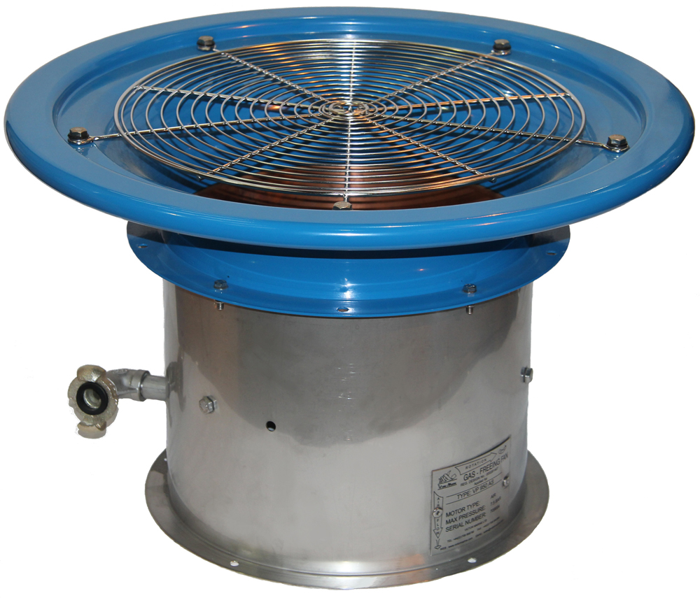 air driven gas freeing fan VP950A